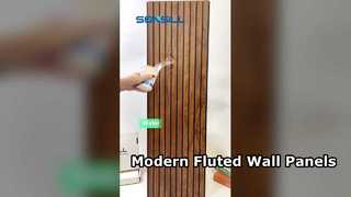 Panel de pared de techo estriado de PVC 8