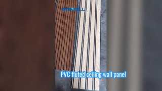 Panel de pared de techo estriado de PVC 2