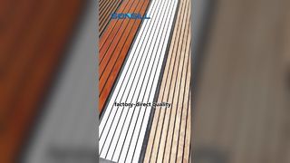 Panel de pared de techo estriado de PVC 4